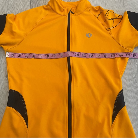 Pearl Izumi for Women Select Orange Zip Short Sleeve Cycling Top Size Medium - Picture 3 of 13